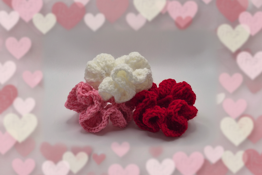 VDay Scrunchies Set